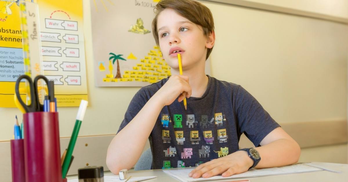 Kind im Duden Institut