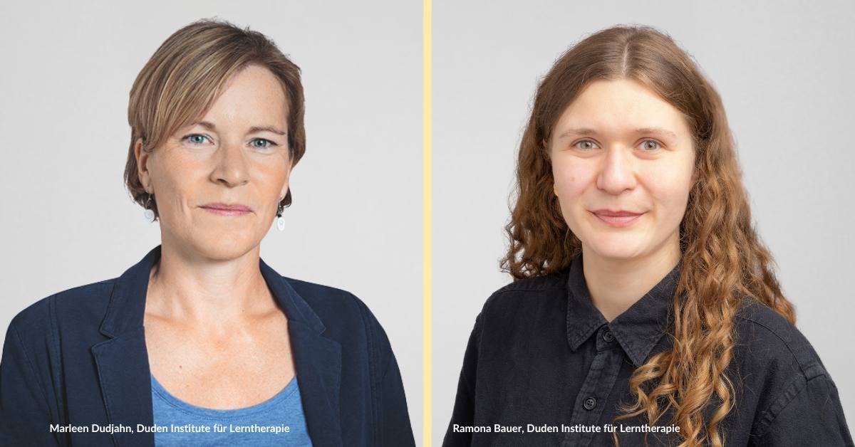 Marleen Dudjahn und Ramona Bauer, Duden Institute für Lerntherapie