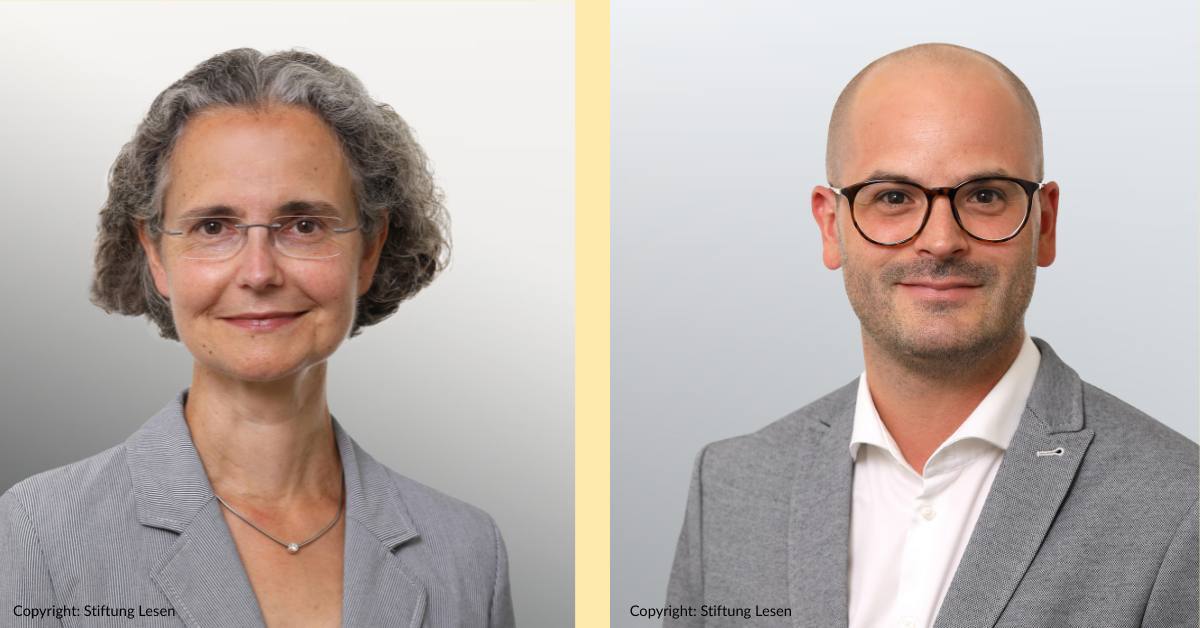 Porträts von Prof. Dr. Simone C. Ehmig und Lukas Heymann