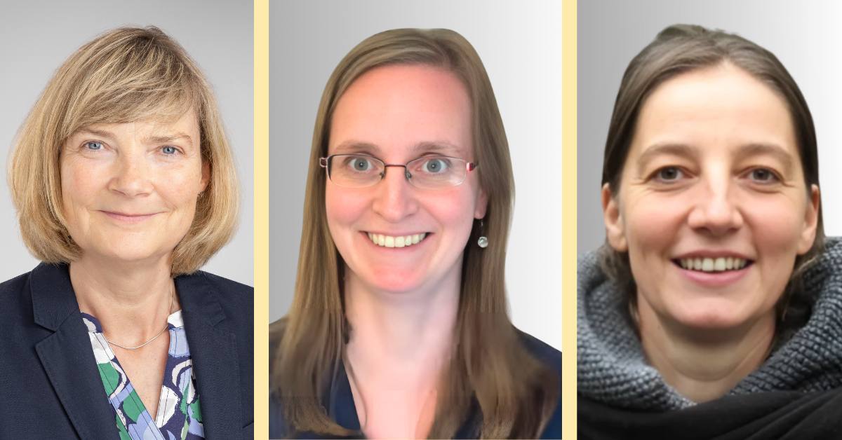 Porträts von Autorinnen Jana Köppen, Katja Moewes und Katja Trenkler